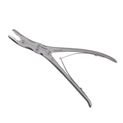 Leksell Stille Rongeur 9 1/2 inch Curved 3mm Double Action