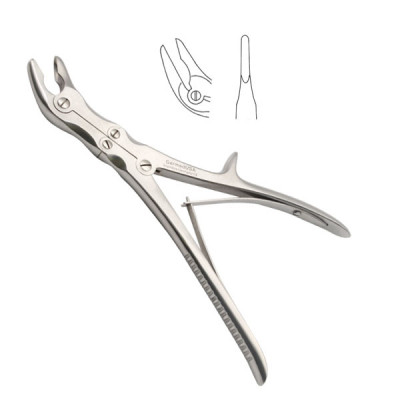 Echlin Rongeur (Duckbill) 9 inch Angular 2x15mm Bite