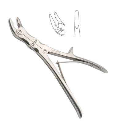 Echlin Rongeur (Duckbill) 9 inch Angular 4x15mm Bite