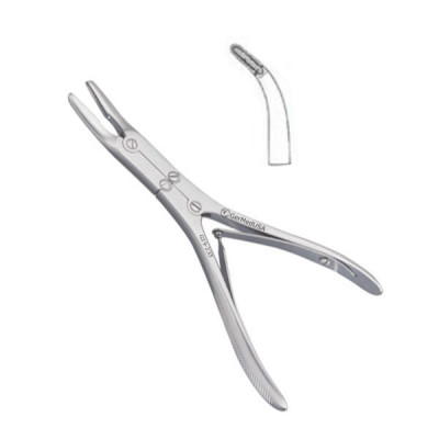 Kleinert kutz Bone Rongeur 6 inch 3X8mm Fully Curved Jaws