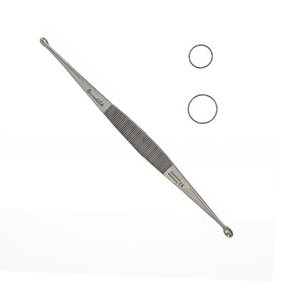 Martini Bone Curette Double Ended 4mm and 5mm Round Cups 5 1/2 inch