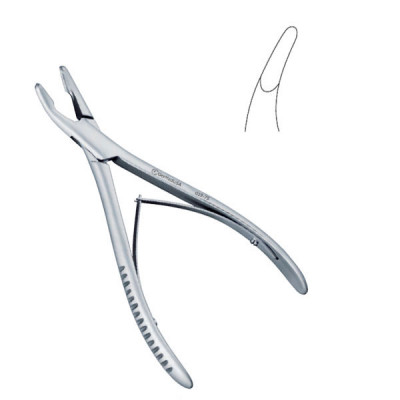 Hartman Rongeur 5 3/4 inch Fully Curved