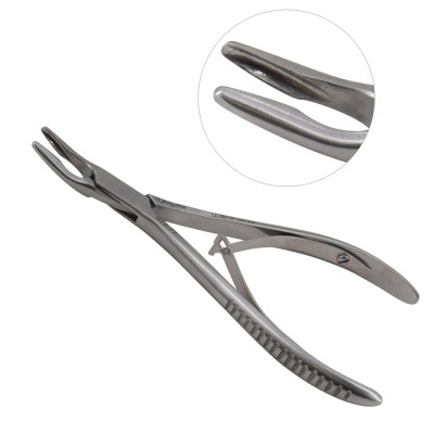 Lempert Rongeur 6 inch Curved 3mm Single Action