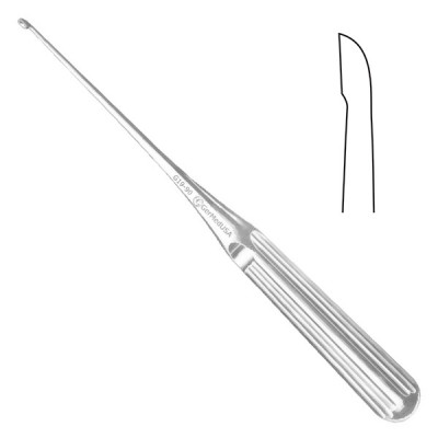 Lempert Curette 8 inch Oval Cup Size 5/0 (1.7mm)