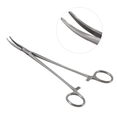 Schnidt Tonsil Hemostatic Forceps 7 1/2 inch Slight Curved