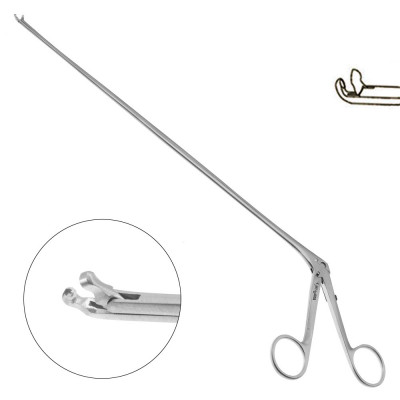 Jackson Endoscopic Forceps Cup Jaws Angular 2mm Diameter 30cm Shaft