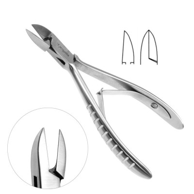 Nail Nipper 5 inch Straight Jaws Double Spring Stainless