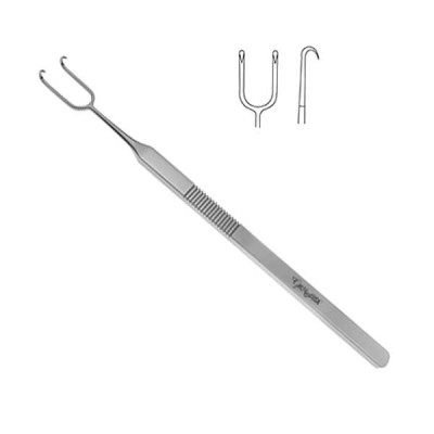 Cottle Joseph Retractor Two Sharp Prongs 12mm Wide 5 1/2 inch