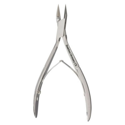 Nail Nipper 5 inch, Straight Jaws, Extra Narrow, Double Spring, Stainless