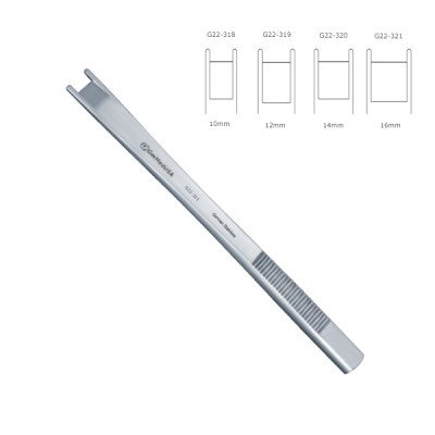 Cinelli Osteotome 6 1/2 inch Straight 5/8 inch (16mm) Double Guard