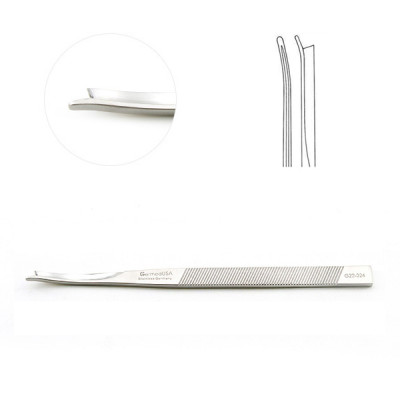 Silver Osteotome 7 inch Guard Left