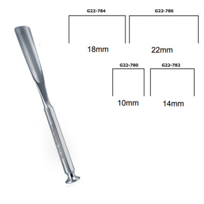 Stille Gouge 8 inch Straight 18mm