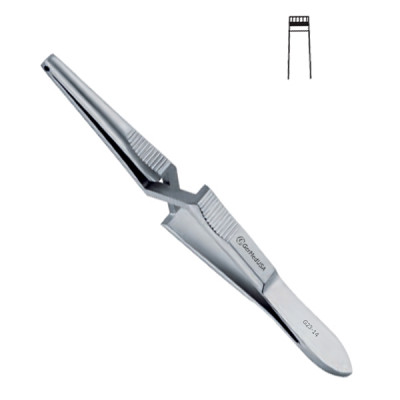 Hegenbarth Clip Applying Forceps Cross Action 4 3/4 inch