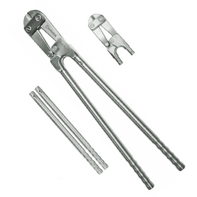 Large DH Pin Cutter Double Action 22 1/2 inch Detach Handle Max 1/4 inch (6.35mm)