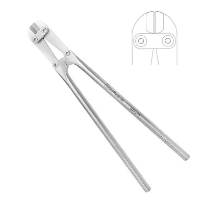 Large Pin Cutter Double Action 22 inch Adjustable Nut Max 1/4 inch (6.35mm)