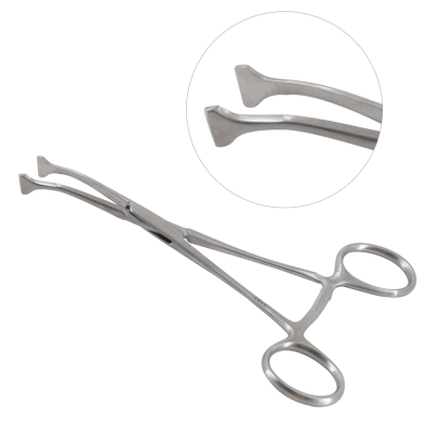 Plate Holding Forcep 5 1/2 inch Curved