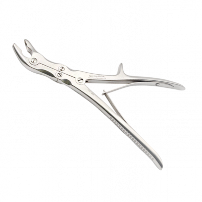 Stille Luer Echlin Rongeur 9 inch Side Curved 6mm Double Action