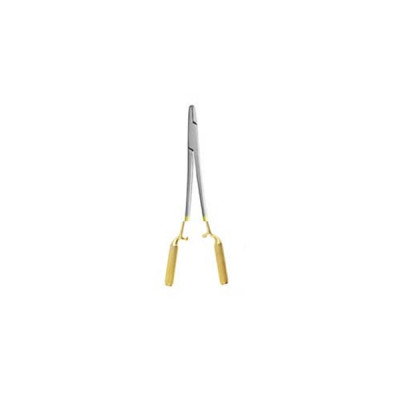 NeoGrip Quick Release Chromosome Surgical Derf Needle Holder 4 3/4 inch Serrated Tungsten Carbide