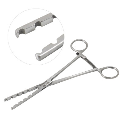 Gap Clamp for Cortical Button Distal Bicep Repair 8"