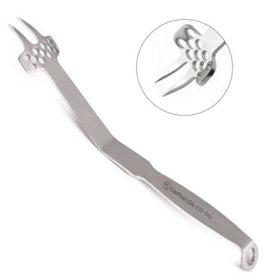 Lateral Soft Tissue Retractor 9.875 inch Sharp Prongs