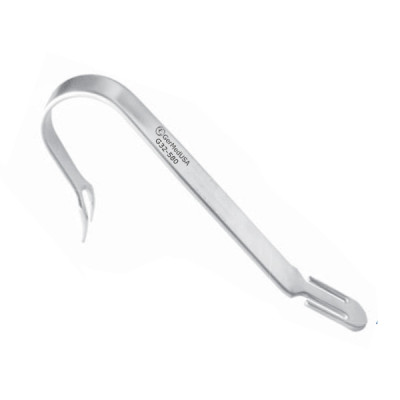 Collateral Ligament Retractor Long Prong with Strap Length 8 inch