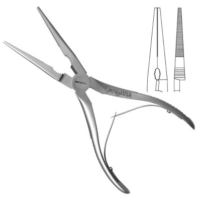 NEEDLE NOSE PLIER: 1 1/4 IN MAX JAW OPENING, 8 1/2 IN (TDY020889)  92644710285