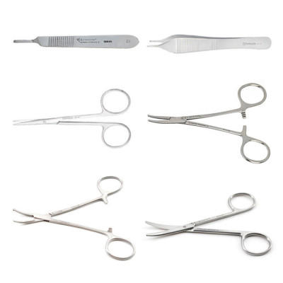 Suture Instruments Set for Dr's Office Use