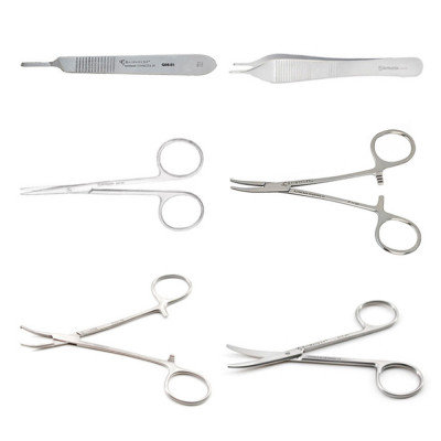 Suture Instruments Set for Dr's Office Use
