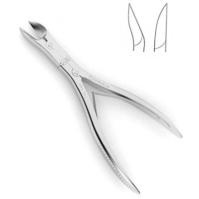 Ruskin Bone Cutting Forceps Straight Delicate Blades 7 1/2"