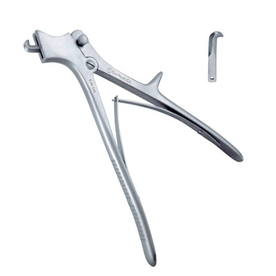 DeVilbiss Cranial Rongeur 8 1/4 inch with One Spare Blade Single Action