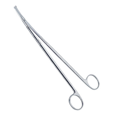 Strully Neurosurgical Scissors 8" Curved Blade With Probe Tips