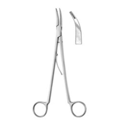 Smithwick Clip Applying Forceps Curved jaws Straight Handles Size 9 inch