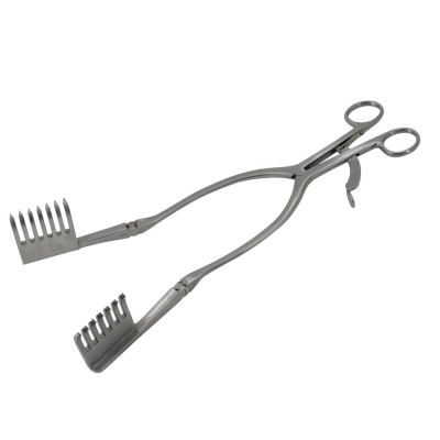 Beckman Eaton Laminectomy Retractor Hinged Sharp 7x7 Teeth 1 3/4 inch Wide X 2 inch Deep Size 12 3/4 inch