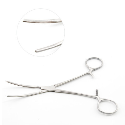 Debakey Peripheral Vascular Clamp Curved Jaws Size 6 inch