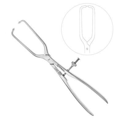 Pelvic Reduction Forcep 16 inch Straight Long Ball Pointed Tips With Speedlock