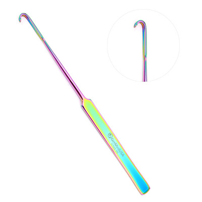 Snook Ovariectomy Hooks 8 inch Rainbow Coated