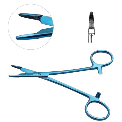 Olsen Hegar Needle Holder Scissors Combination - Titanium