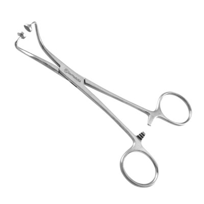 Hoff Non Perforated Towel Clamp 5 1/2 inch