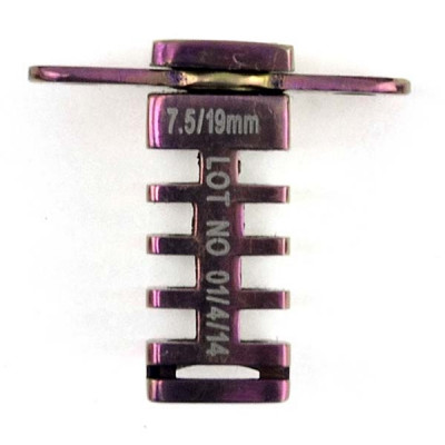 TTA Cage, Implant,  7.5/19, Titanium, Wing Rotates 360 Size 7.5x19mm