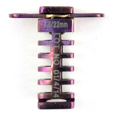 TTA Cage Implant 7.5/22 Titanium Wing Rotation 360 Size 7.5x22mm