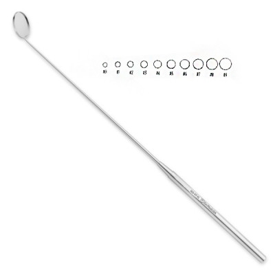 Laryngeal Mirrors Chrome Plated Chuck Handles