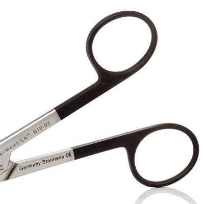 thumbnail image 2 of TM Lister Bandage Scissors – Full Black, Colormed Instrument 2 of 3