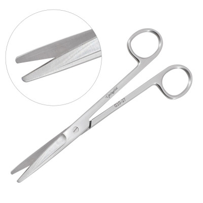 thumbnail image 2 of 3x Mayo Dissecting Scissors 8" Straight – Blunt/Blunt – Surgical Grade – Pakistan 2 of 5