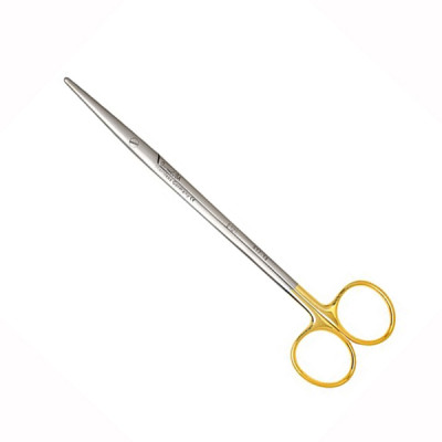Metzenbaum Scissors Curved Tungsten Carbide Insert Blades Left Hand
