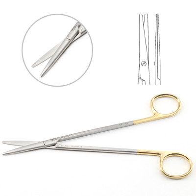 Metzenbaum Scissors Delicate Straight Tungsten Carbide