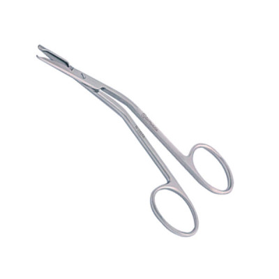 Suture Scissors Forceps Combination 13cm Angled Down