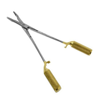 NeoGrip Quick Release Chromosome Surgical Handle Olsen Hegar Combined Needle Holder and Scissors Delicate 4 3/4 inch Tungsten Carbide