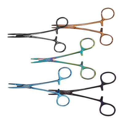 Olsen Hegar Needle Holder Scissors Combination - Tungsten Carbide 5 1/2 inch Color Coated