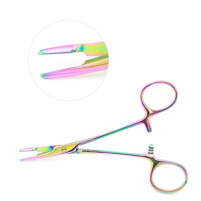 Olsen Hegar Needle Holder Scissors Combination - Tungsten Carbide 6 1/2 inch Color Coated