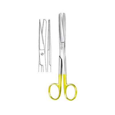 Operating Scissors Tungsten Carbide Straight